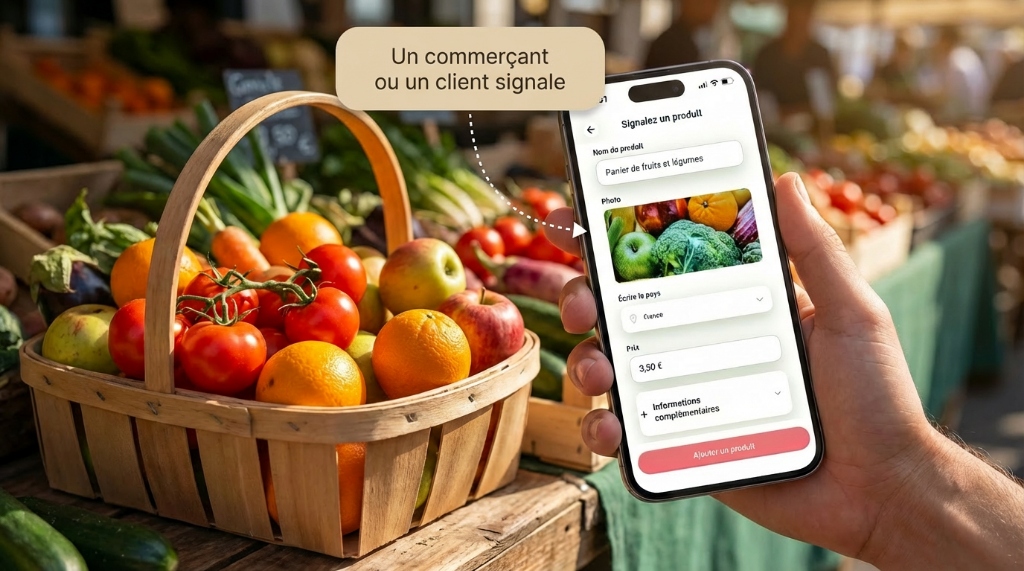Les consommateurs à proximité profitent de l'offre